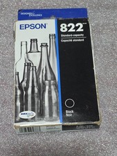 Genuine Epson 822 Black Ink Cartridge Standard Capacity 04/2028