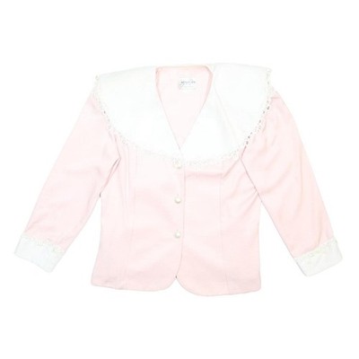 JEFFERY & DARA Damen Vintage Bunt Knopfleiste Jacke L Polyester-Mix Unifarben
