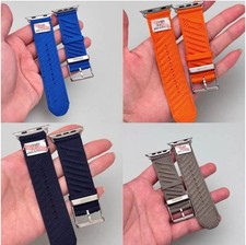 40-49mm Nylon Watch Band Strap For Apple Watch Hermes En-Mer Ultra 1/2