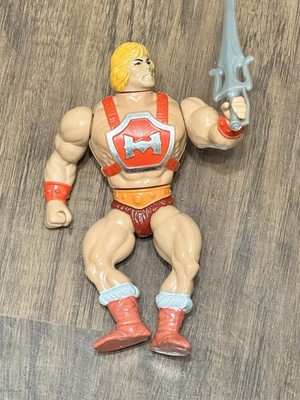 Vtg 1984 Masters of the Universe Thunder Punch He Man Action Fig MOTU  1984