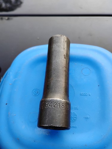 9/16" 1/2 Drive 6 Point SK Hand Tools 34218 Deep Fractional Impact Socket Used - Picture 3 of 5