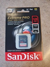 SanDisk 128GB Extreme PRO SDXC UHS-I Memory Card