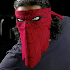 Spider Cowboy Mask Web- Red - Cosplay Spider Cowboy Mask Web- Red - Cosplay