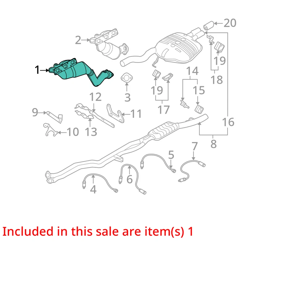 Colector de escape turbocompresor BMW 525i 2006-2007 con turbocompresor XPEHQ Foto 3 de 4