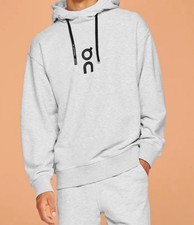 Genuine Men’s ON Running Club Hoodie Relaxed Fit Size M Grey Crater