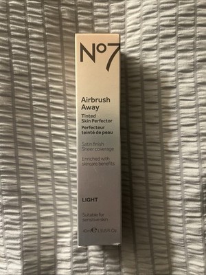New No7 Airbrush Away LIGHT Tinted Skin Perfector 1.3 fl oz Discontinued VHTF