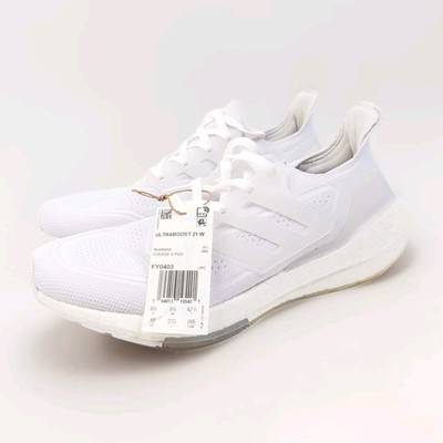 Adidas Men's Ultraboost 21 W Shoes Cloud White Running FY0403 10 New