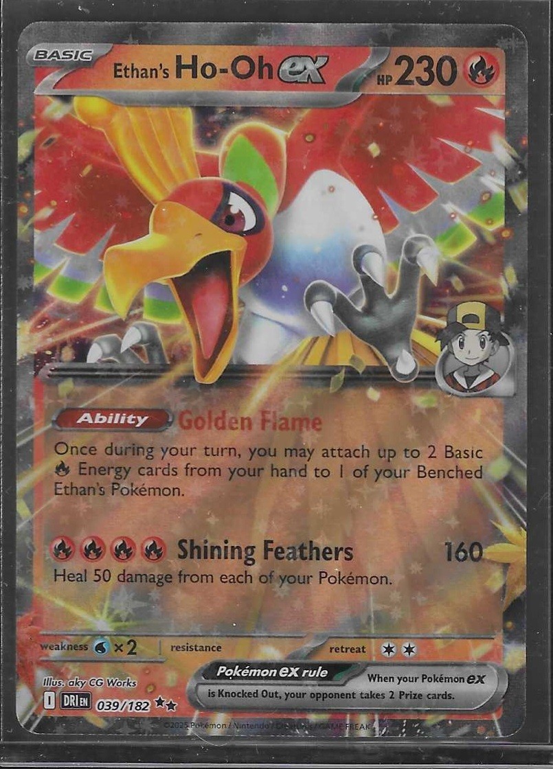 Ethan's Ho-Oh ex 39/182 Ultra Rare Scarlet & Violet Destined