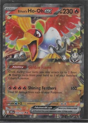 ho oh ex pokemon card price Amazon.com: Pokemon - Ethan's Ho-Oh ex - 039/182 - Destined Rivals - Double  Rare main image 1