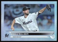 2022 Topps Update Cole Sulser #US103 RAINBOW FOIL PARALLEL Miami Marlins
