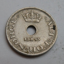Norwegen  10 &Ouml;re, 1945 ## Kof14-O9