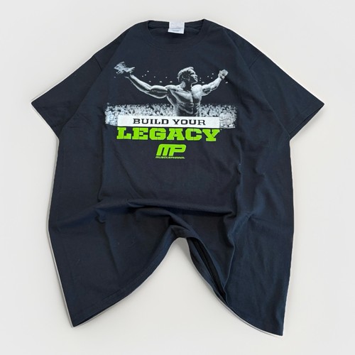 Arnold Schwarzenegger Musclepharm T-shirt Size Large Gym Supplements Black