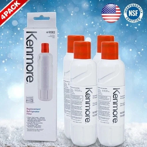 4 Pack Kenmore 9082 Replacement Refrigerator Water Filter for 469082 9903