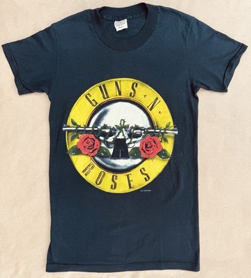 Vintage 80's Guns n Roses Was Here T Shirt Size Small 1987 Single