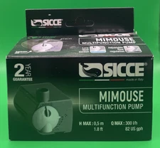 SICCE MIMOUSE CENTRIFUGAL COMPACT CIRCULATION SUBMERSIBLE WATER PUMP  82 GPH  