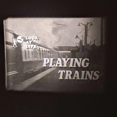 Super 8mm - Look At Life Film - Playing Trains - Silent - 200ft - Bild 1 von 4