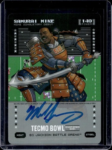 2026 Bo Jackson Battle Arena Tecmo Bowl Samurai Mike Inspired Ink MSA7