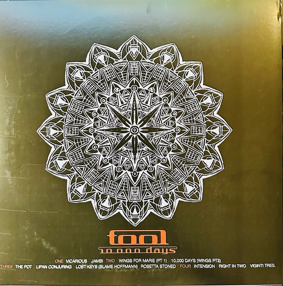 Tool - 10,000 Days - Double LP Album - Colored Vinyl Records- Near Mint Foto 2 de 4
