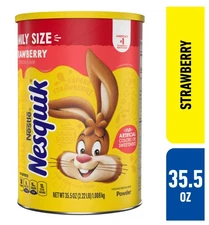 Nestle Nesquik Strawberry Flavor Powder Drink Mix, 35.5 oz