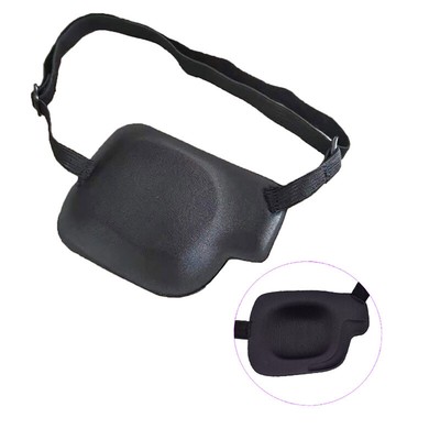 Pirate Eye Patch Unisex Black Single Eye Patch Eyepatch One Eye Concave EyePatP2