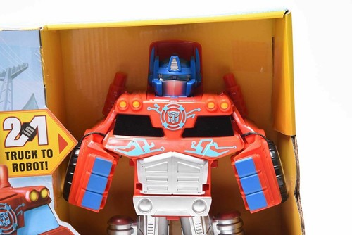 Transformers Playskool Heroes Rescue Bots OPTIMUS PRIME RESCUE TRAILER - Picture 4 of 5
