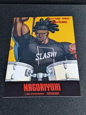 Guilty Gear Strive Limited Illustration Card Nagoriyuki Band
