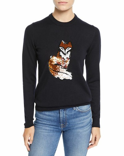 Markus Lupfer Mia Sequin Fox Wool 