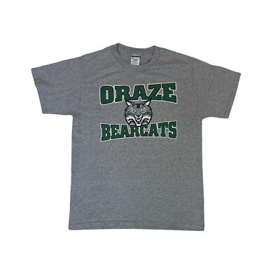 Vintage 90 grau Oraze Bearcats USA physical ed souvenir graues T-Shirt Größe Medium