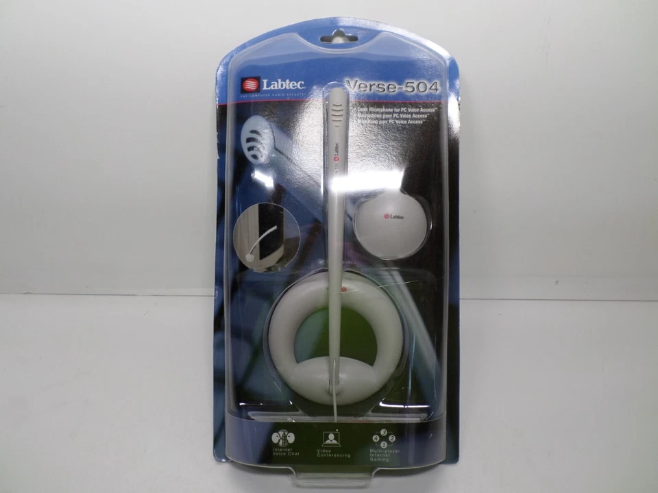 Labtec Verse-504 Desk Microphone For PC Voice Access, NEW - Image 3 of 4