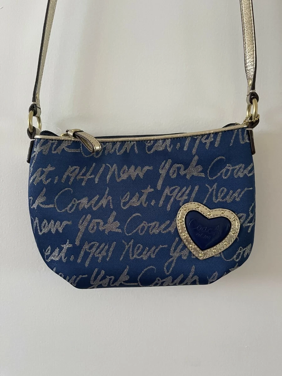 Gold coach hotsell crossbody bag