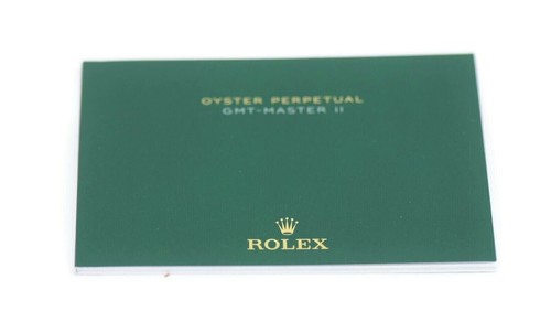 Rolex GMT-Master II Booklet Manual Spanish 2018