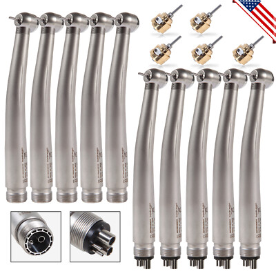 1-5x NSK PANA MAX Style Dental High Speed Handpiece Push Single Spray 2/4 Holes