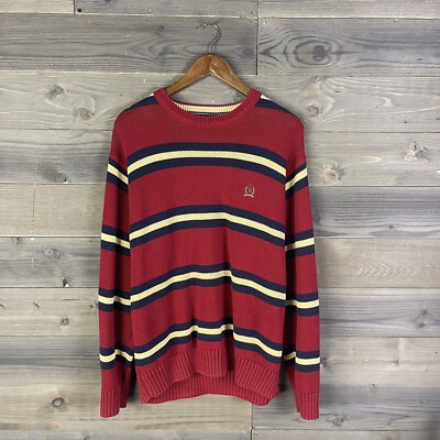 VTG 90s Tommy Hilfiger Men's Heavy Weight Cotton Striped