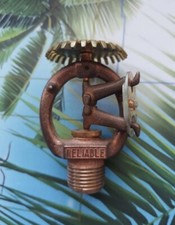 Vintage School Brass Fire Sprinkler SSU-C3 19...