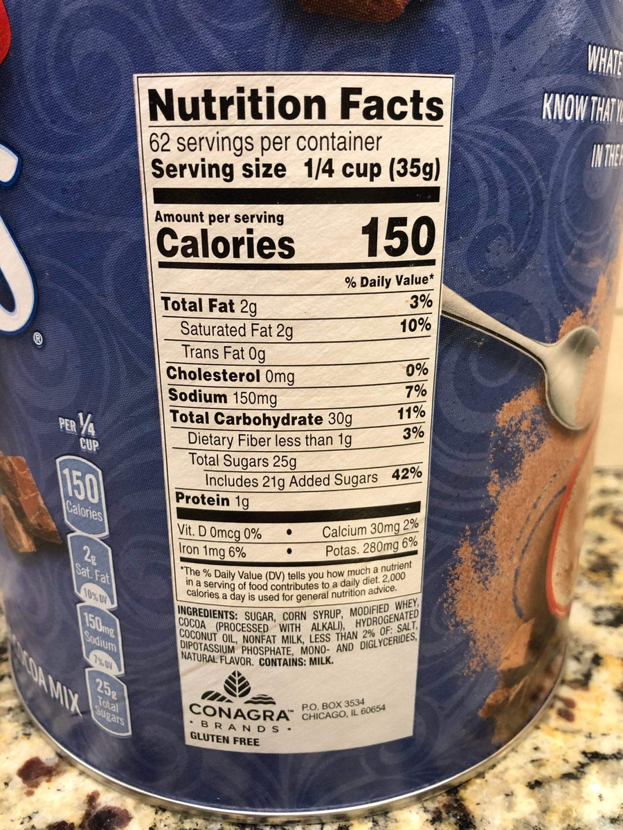 Swiss Miss Milk Chocolate Hot Cocoa Mix Canister 76.5 oz just add