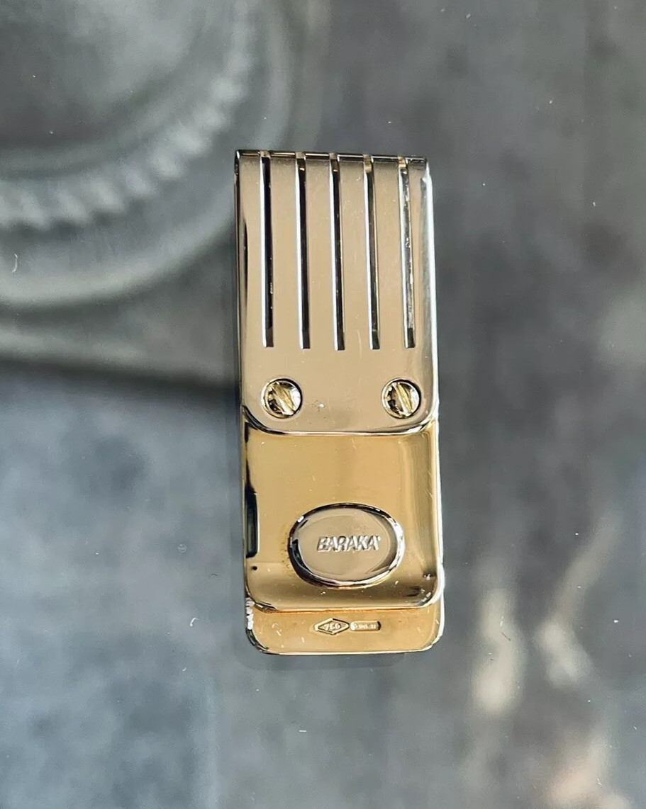 Fermasoldi Oro Bicolore Kt 750 Uomo Barakà