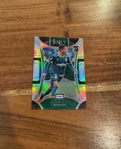 Estevao 2023-24 Panini Select FIFA Silver Prizm Rookie RC NRMT+ Chelsea / Brazil