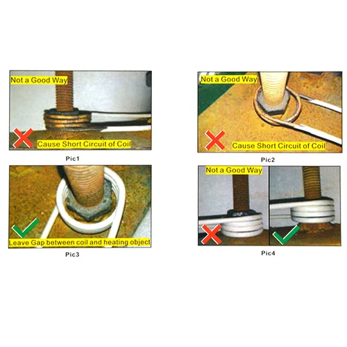 Magnetische Induktion Heizung Kit Hitze Rostig Schraube Mutter Entfernen Schraube Buster Werkzeug 1100W - Bild 15 von 24