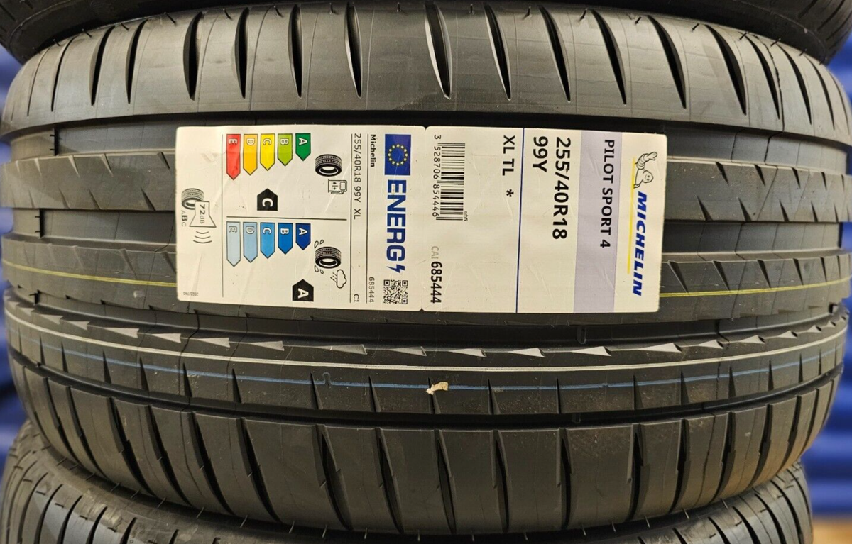 2X NEW MICHELIN PILOT SPORT 4 255/40 ZR18 XL 99Y 255 40 18 BMW