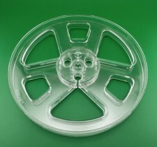7-inch Take-up Reel 7" x 1/4"  2-1/4" Hub  Empty Clear Plastic  No Tape  NOS