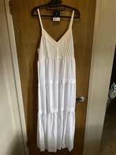 Brand New Simply Vera Vera Wang White Summer Maxi Dress XL With Pockets! 😊