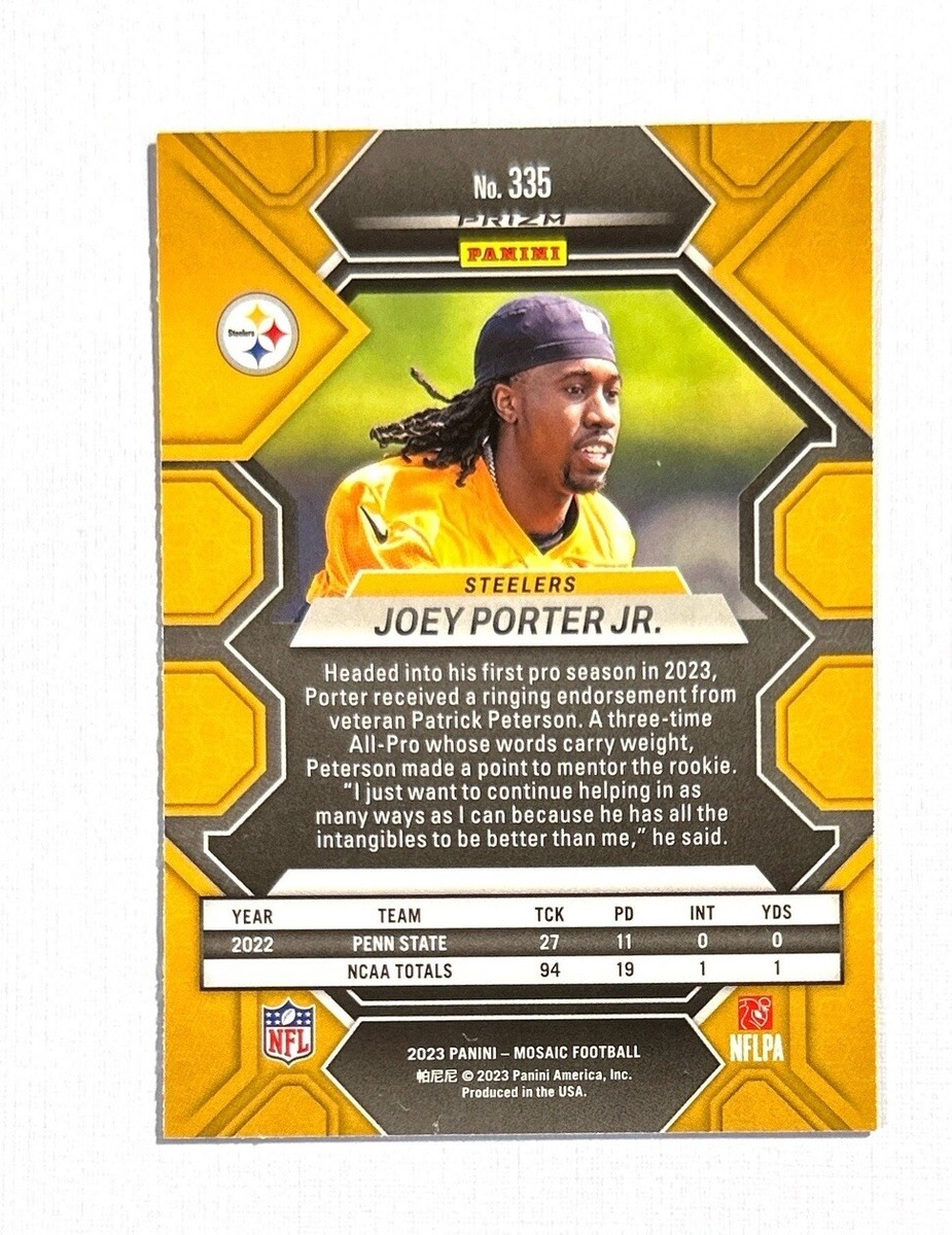 meico*.。♡　0329 2023 Panini Mosaic - Rookies Joey Porter Jr. #335 Camo Pink