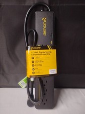Surge Protector 7 Outlet Advanced Power Energy Saving Heavy Duty Brand New