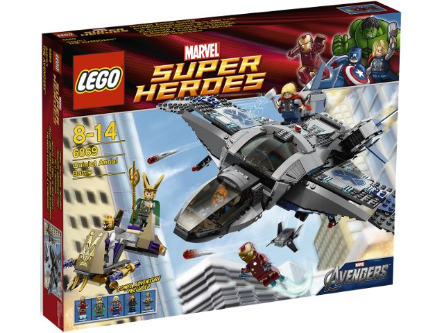 BRAND NEW LEGO Marvel Super Heroes Quinjet Aerial Battle SET 6869
