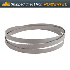 POWERTEC 80" x 1/2" x 14 TPI Bi-Metal Bandsaw Blade ?V Compatible with Craftsman