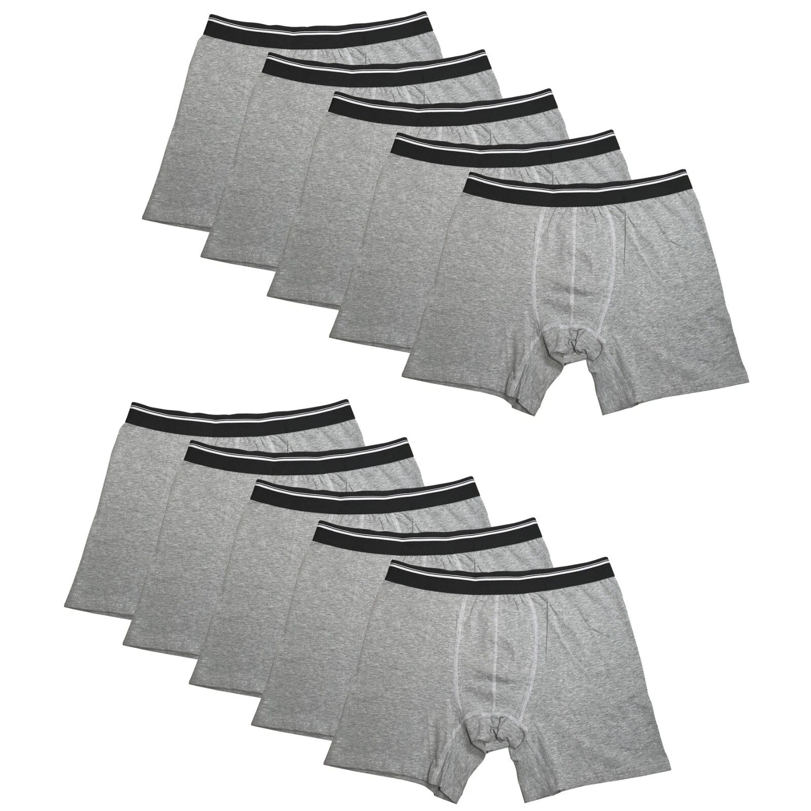 10PK Mens Performance Boxer Briefs Breathable Comfort Waistband Underwear Shorts
Opens in a new wind