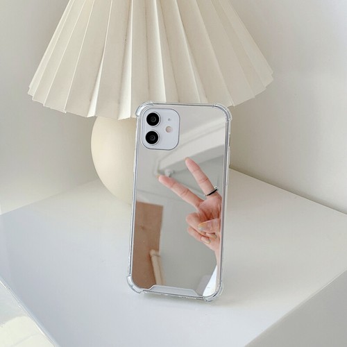 Mirror Phone Case For iPhone 14 13 12 11 Pro Max XS XR 8 Clear Bumper Hard Cover - Photo 8 sur 15