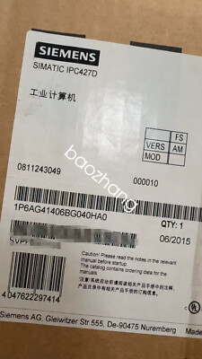 1pcs new  SIEMENS 6AG41406BG040HA0 Industrial computer via FedEx or DHL
