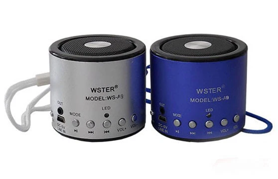 MINI SPEAKER WS-Q9 Bluetooth CASSA PORTATILE UNIVERSALE AUDIO RADIO LETTORE MP3 - Immagine 2 di 3