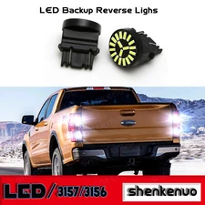 3156 3157 LED Backup Reverse Light Bulbs Kit 2pc 6000K For Ford Ranger 1993-2011
